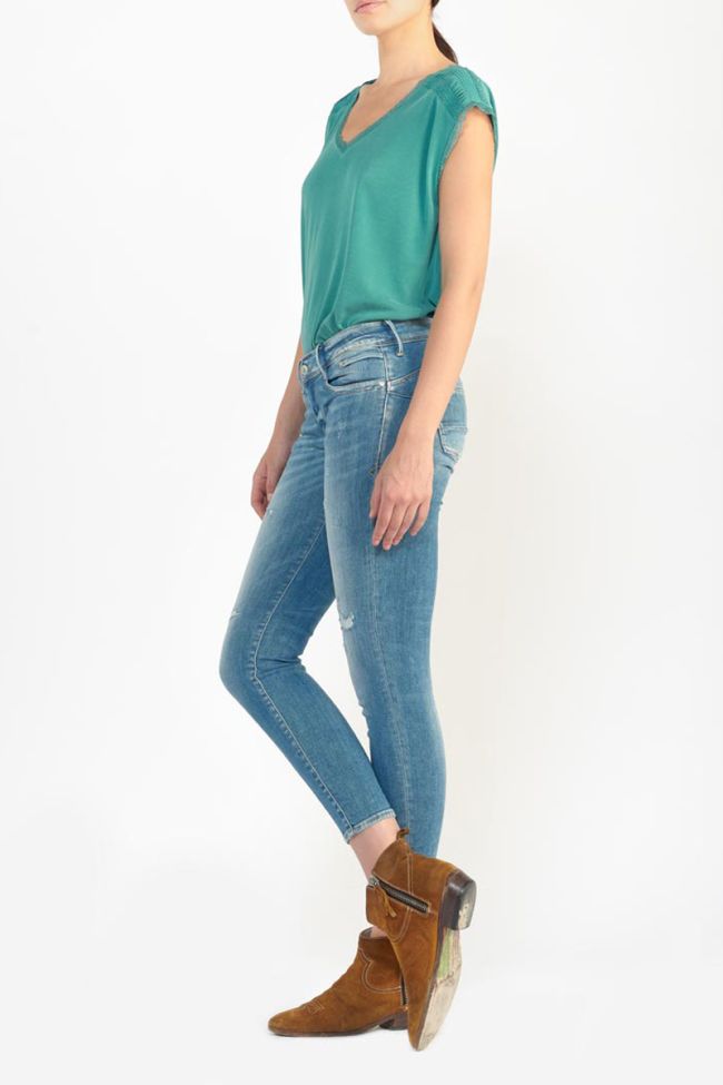 Jeans pulp slim Marsa 7/8 destroy vintage blau Nr.4