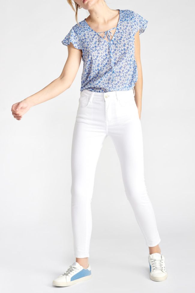 Jeans pulp slim high waist 7/8 weiß 