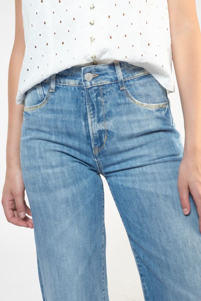 Jeans pulp wide leg high waist 7/8 blau Nr.4