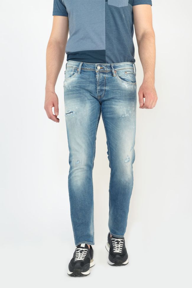 Jeans 700/11 slim Bogen destroy vintage blau Nr.4