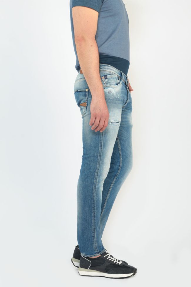 Jeans 700/11 slim Bogen destroy vintage blau Nr.4