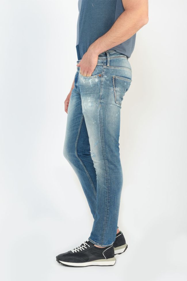 Jeans 700/11 slim Bogen destroy vintage blau Nr.4