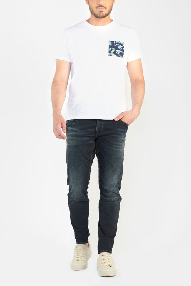Jeans 900/03 tapered twisted Dalvik destroy blau-schwarz Nr.1