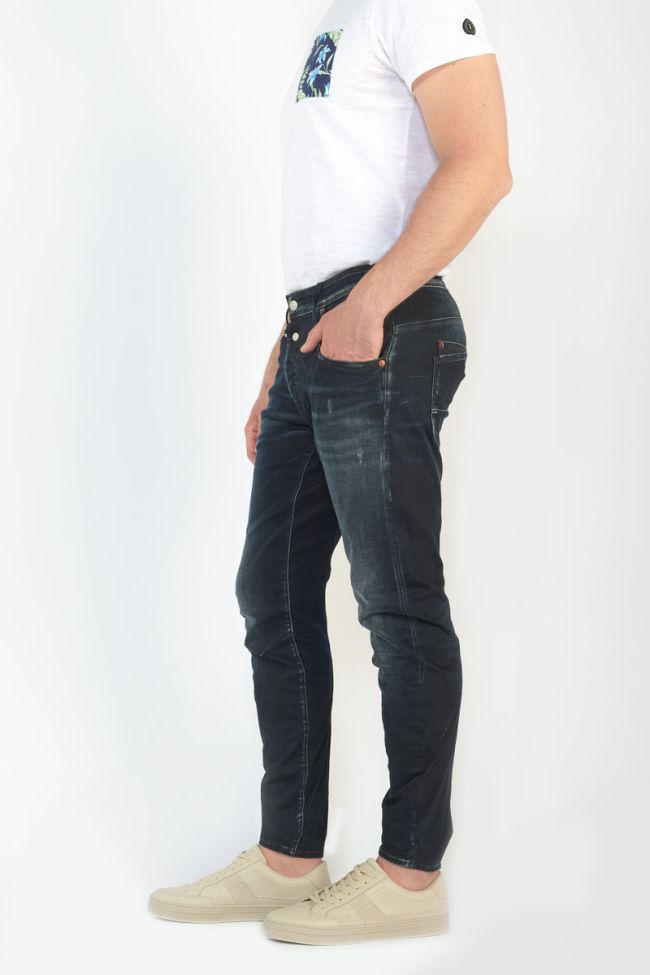Jeans 900/03 tapered twisted Dalvik destroy blau-schwarz Nr.1