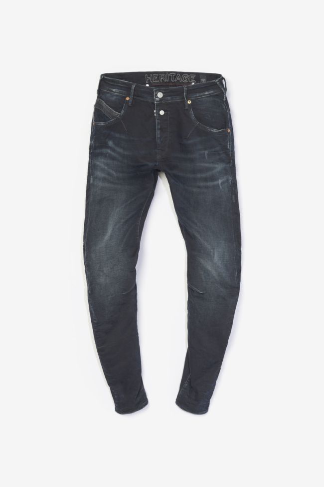 Jeans 900/03 tapered twisted Dalvik destroy blau-schwarz Nr.1