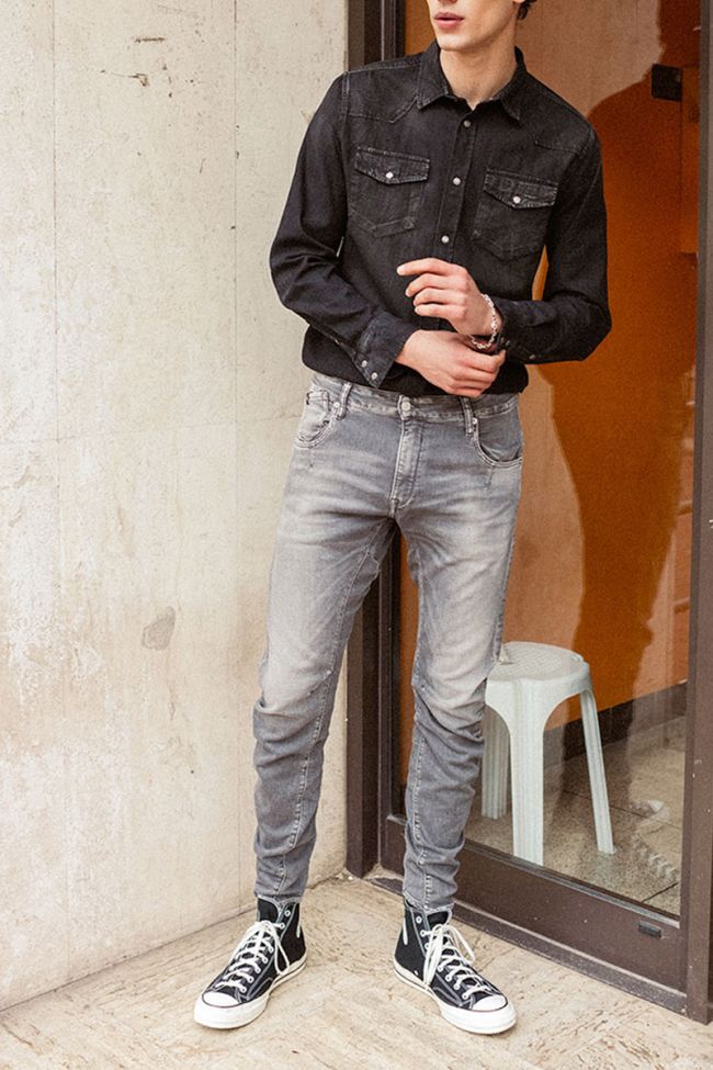 Jeans 900/03 jogg tapered twisted grau Nr.2