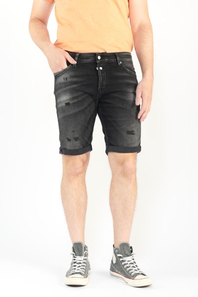 Bermuda-short Jogg in schwarz