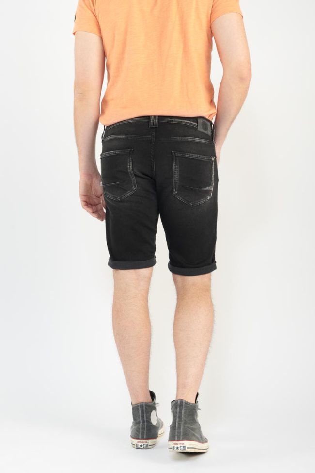 Bermuda-short Jogg in schwarz