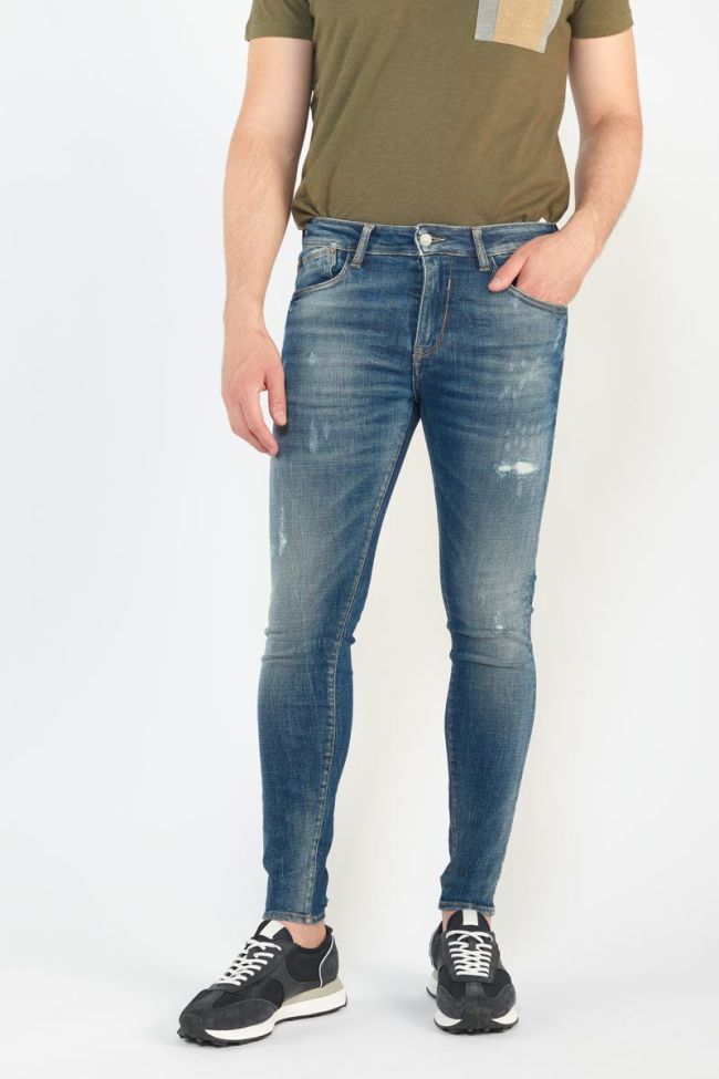 Jeans power skinny 7/8 destroy blau Nr.2