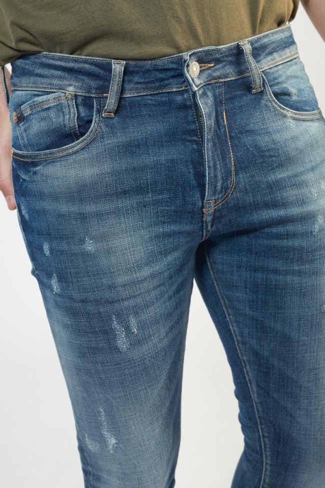 Jeans power skinny 7/8 destroy blau Nr.2