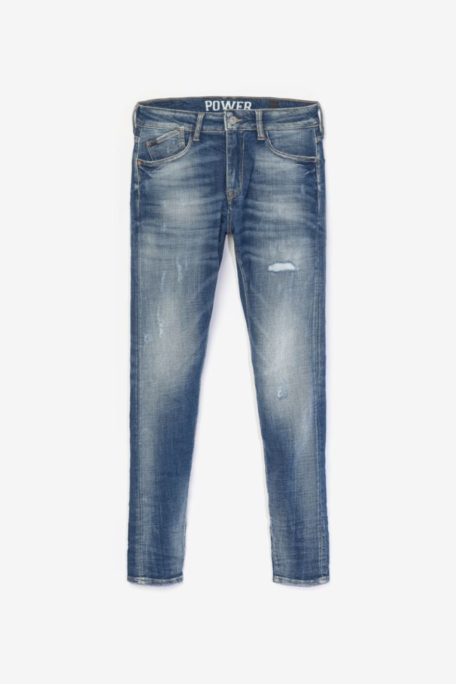 Jeans power skinny 7/8 destroy blau Nr.2