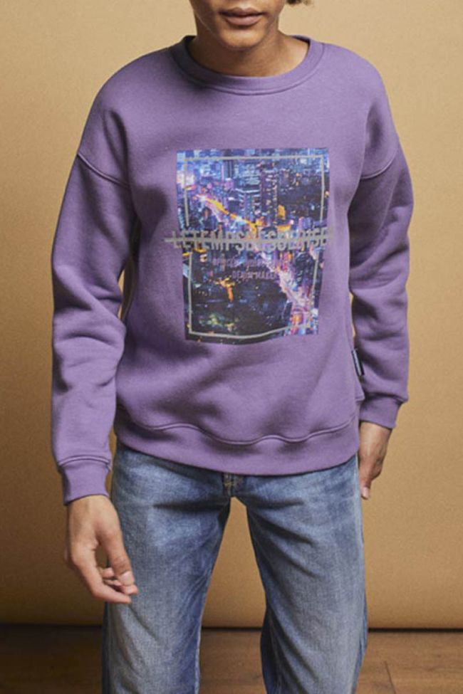 Sweatshirt Nakabo in violett