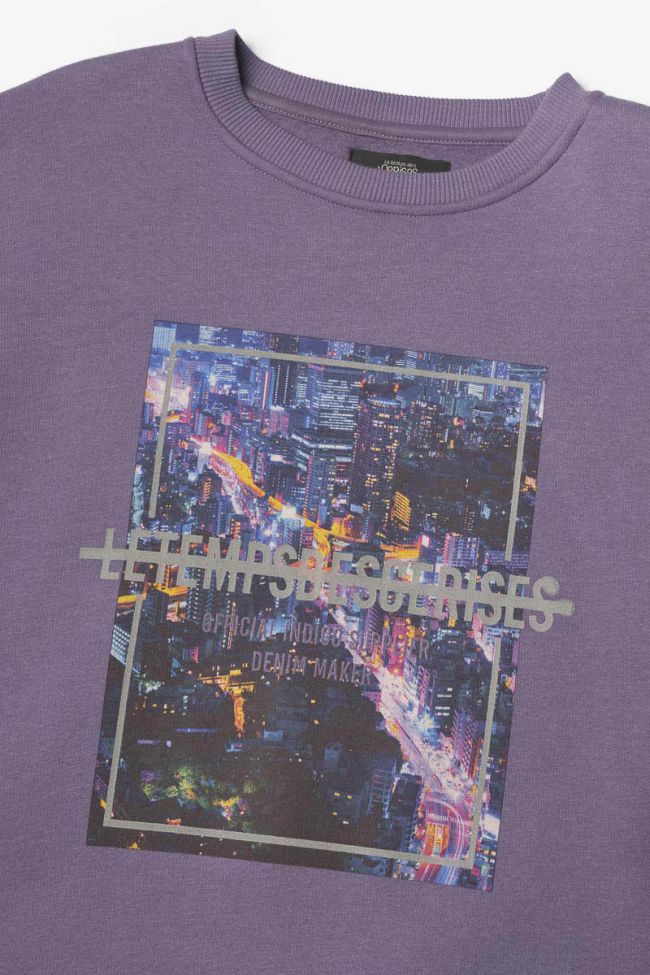 Sweatshirt Nakabo in violett