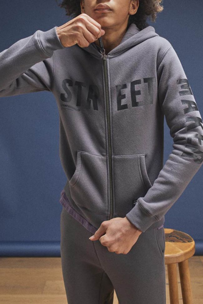 Kapuzen-sweatshirt Yamabo in grau