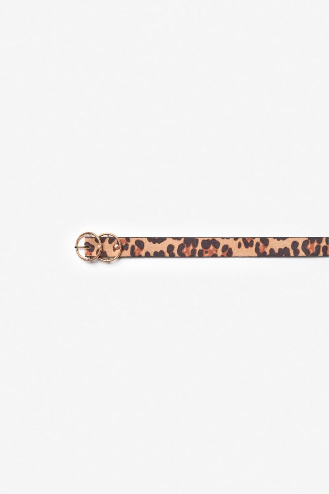 Gürtel Leop in schwarz