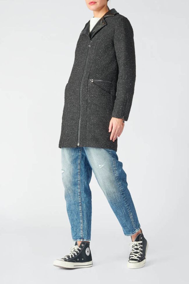 Mantel Aitana in schwarz