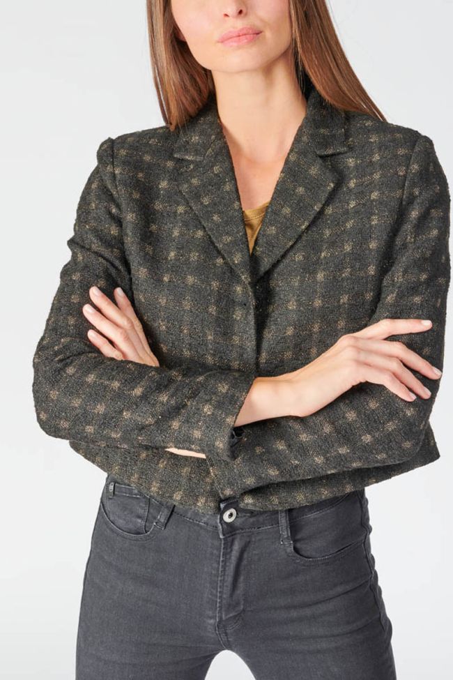 Jacke Cat in schwarz