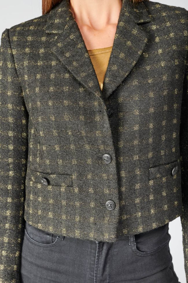 Jacke Cat in schwarz