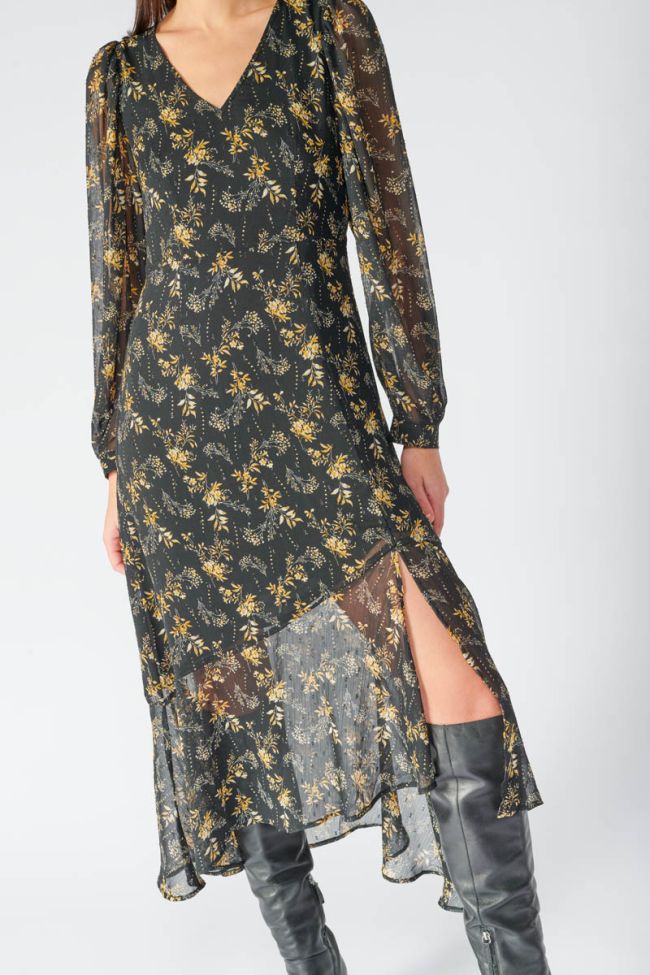 Langes kleid Chic in schwarz