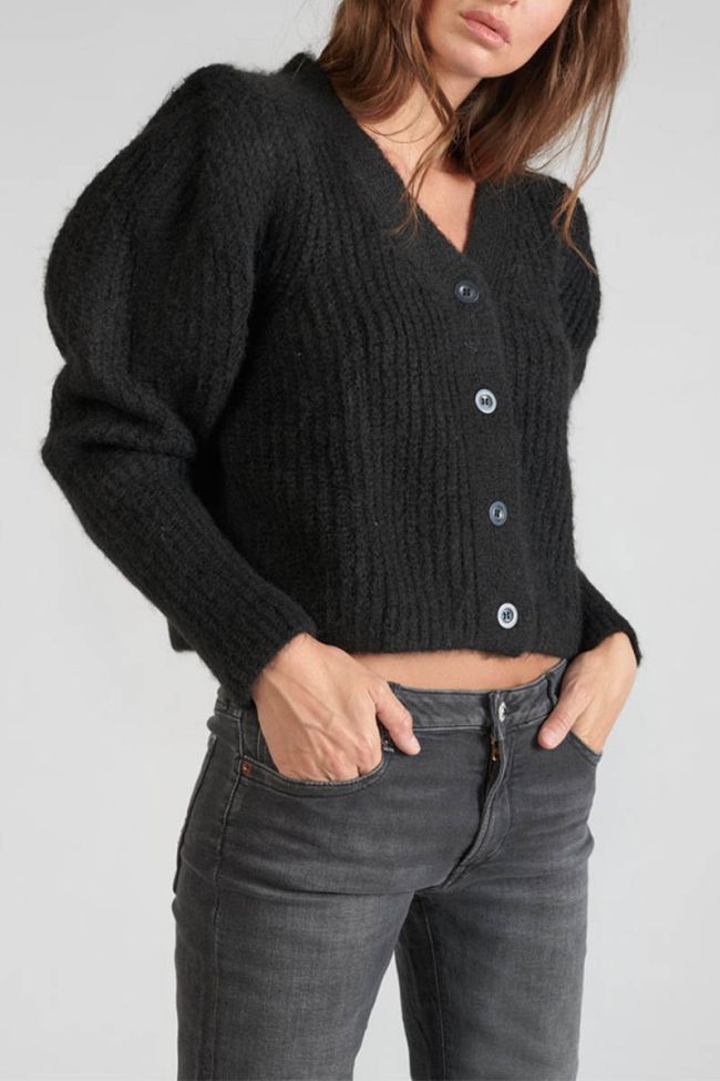 Cardigan Daaren in schwarz