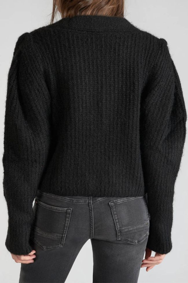 Cardigan Daaren in schwarz