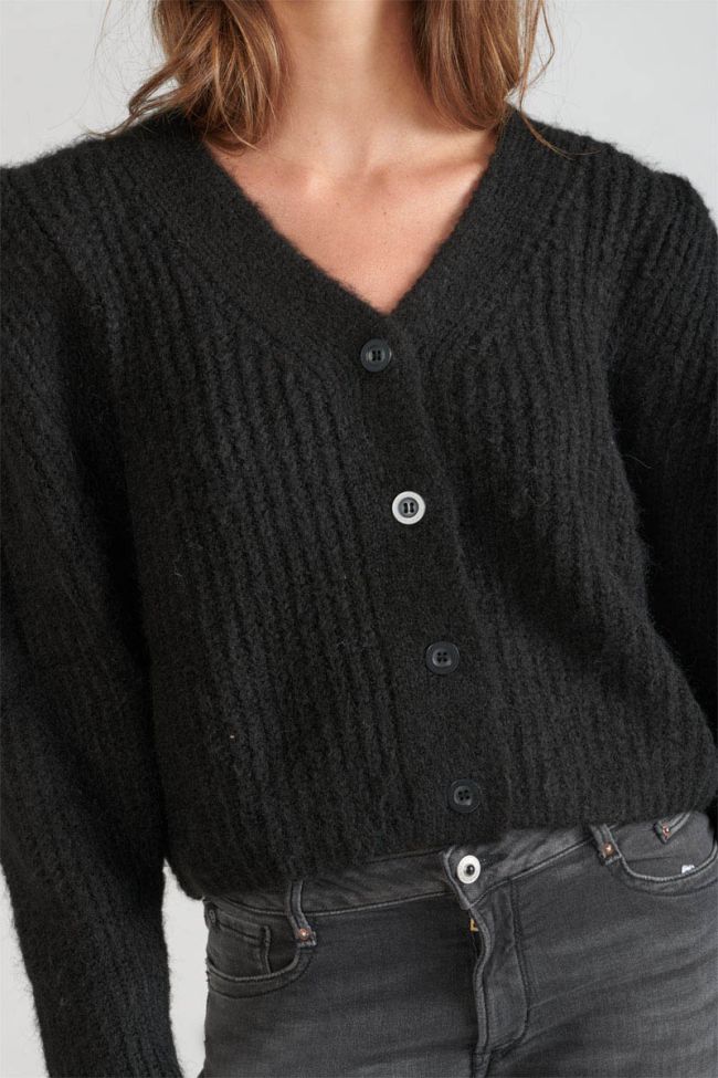 Cardigan Daaren in schwarz