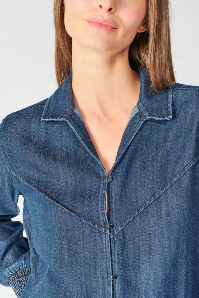 Hemd Heather in blau