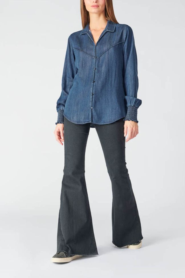 Hemd Heather in blau