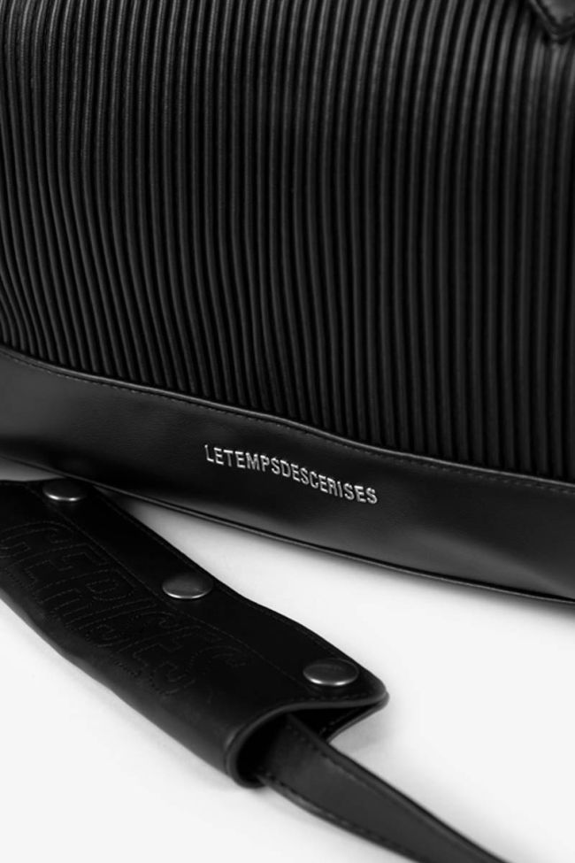 Bowlingtasche Isaia in schwarze mit Plissee-Effekt