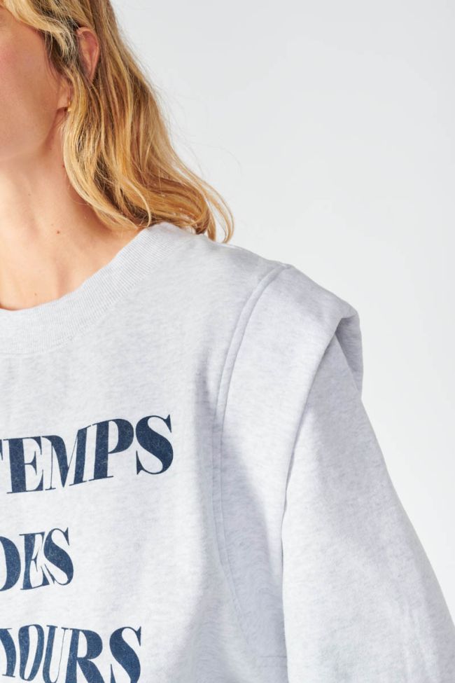 Sweatshirt Kilima in grau