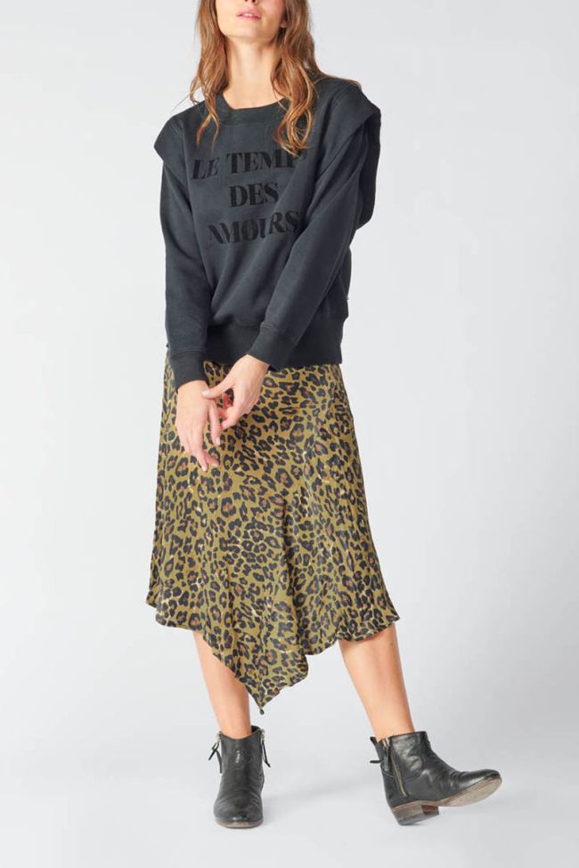 Sweatshirt Kilima in schwarz