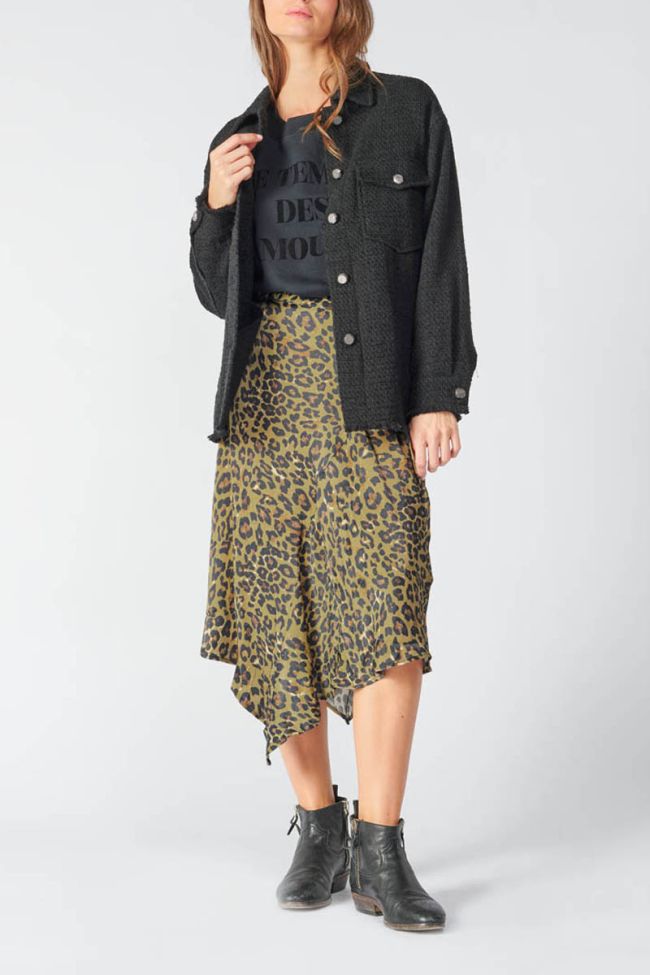 Sweatshirt Kilima in schwarz