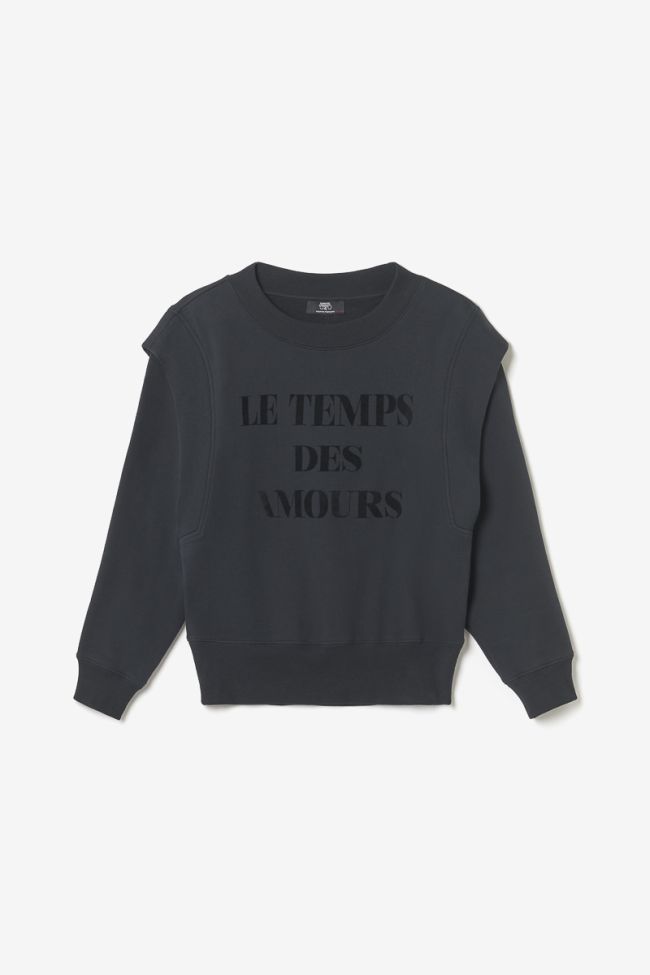 Sweatshirt Kilima in schwarz