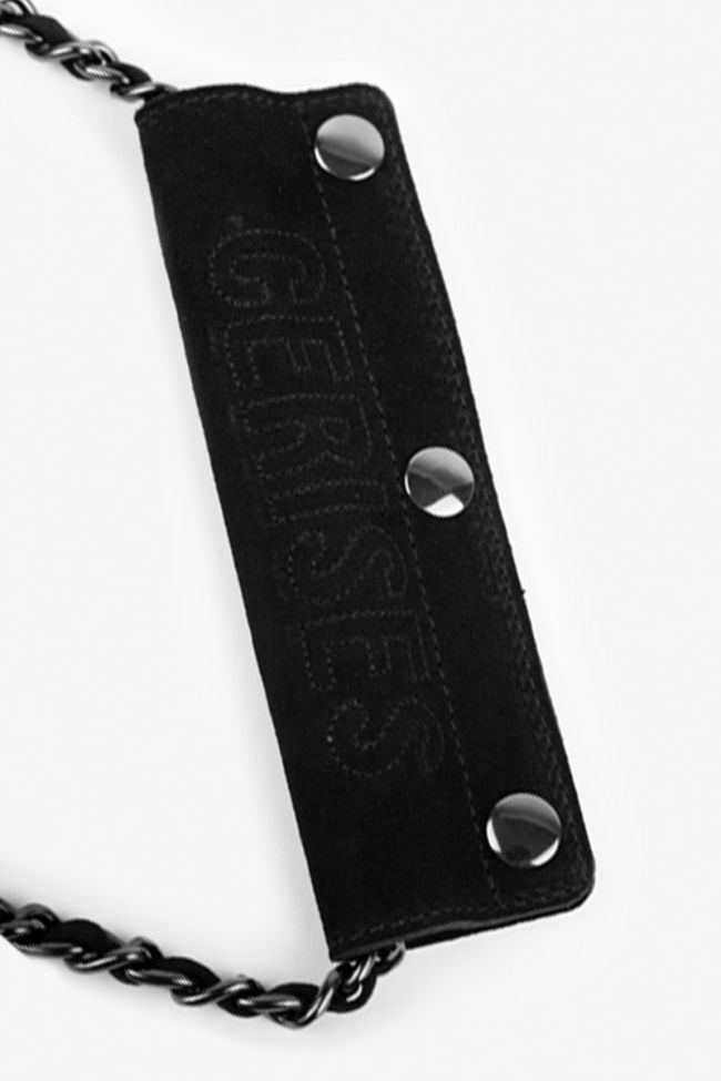 Tasche Klelia aus schwarzem Wildleder