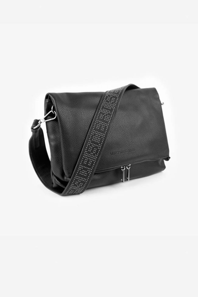 Tasche Leter mit Nieten in schwarz 