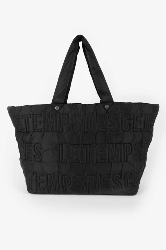 Gesteppte Tragetasche Luna schwarz