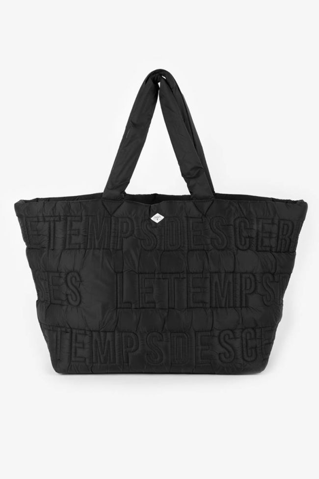 Gesteppte Tragetasche Luna schwarz