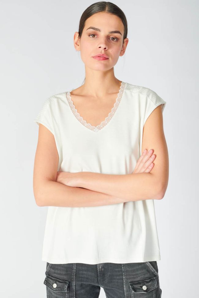 T-shirt Nate in weiß