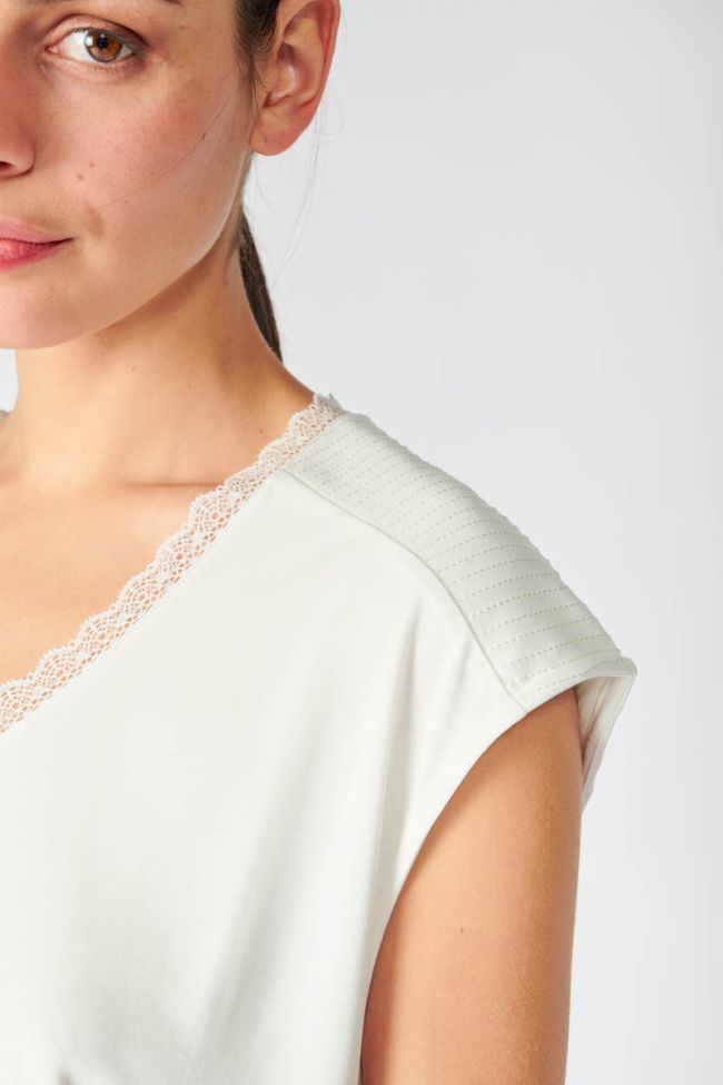 T-shirt Nate in weiß