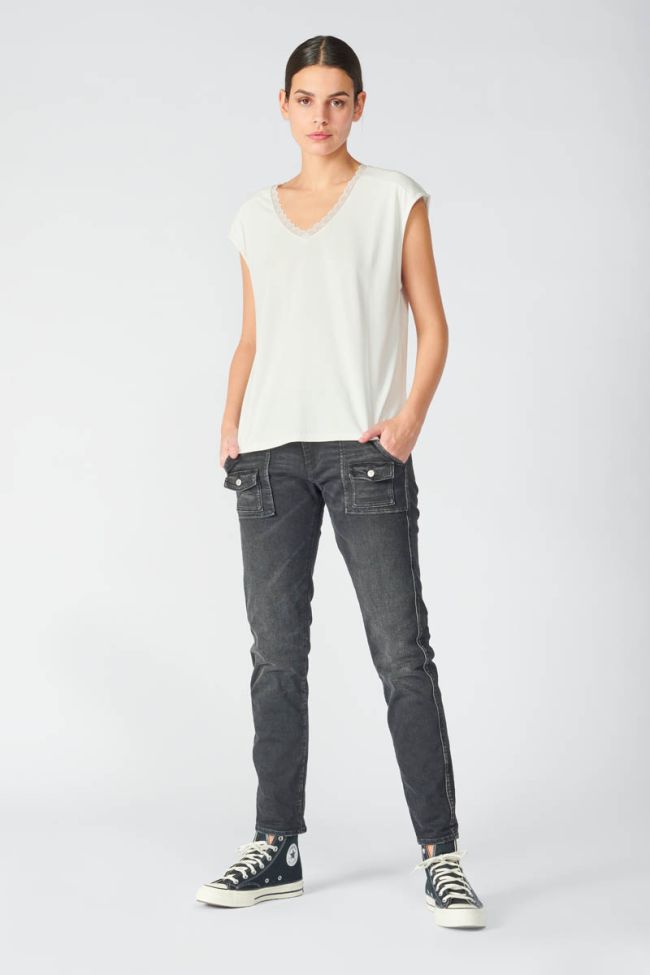 T-shirt Nate in weiß