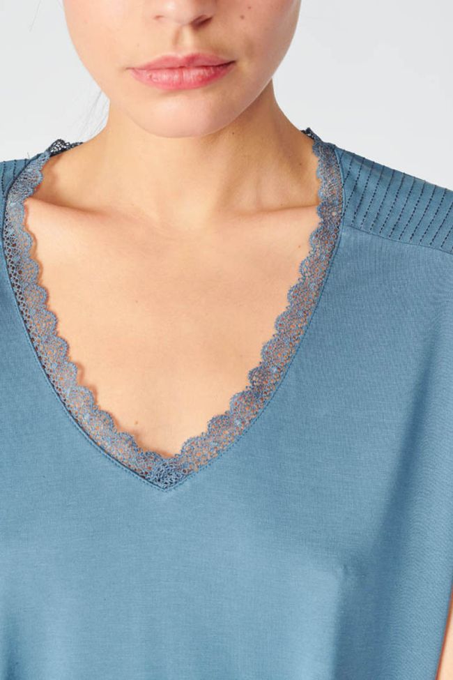 T-shirt Nate in blau