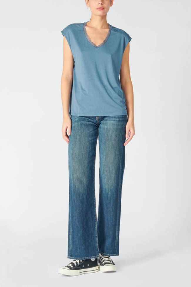 T-shirt Nate in blau