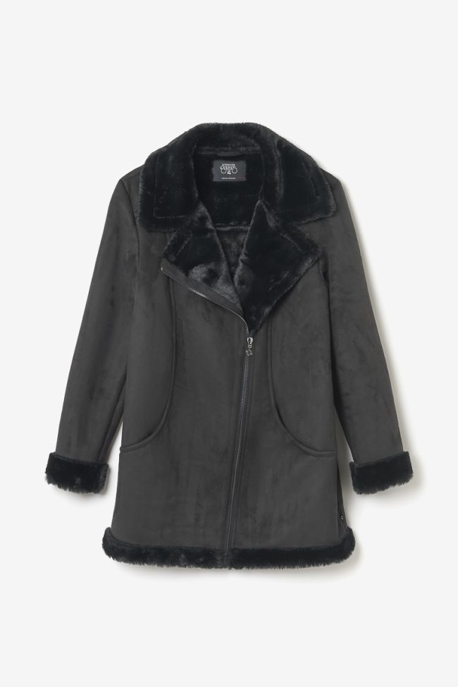 Mantel Orcha in schwarz