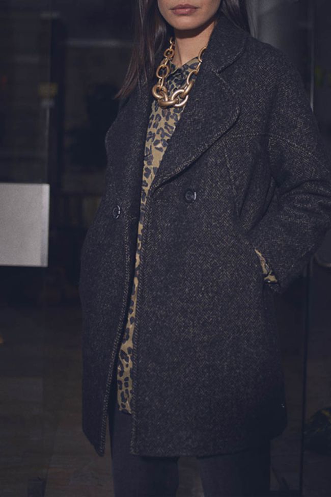 Mantel Shaw in braun