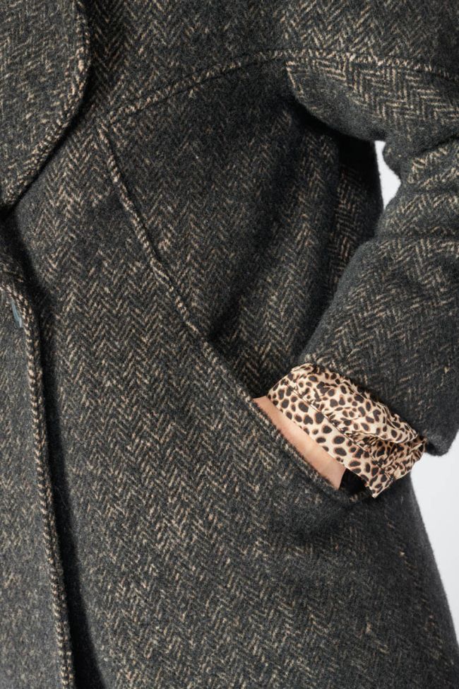 Mantel Shaw in braun