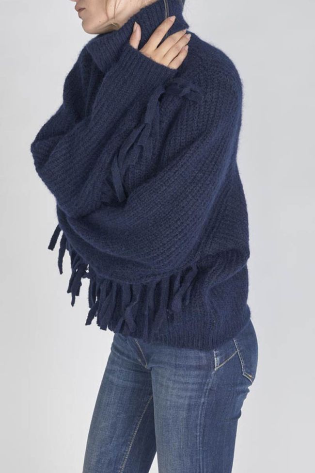 Pullover Street in blau