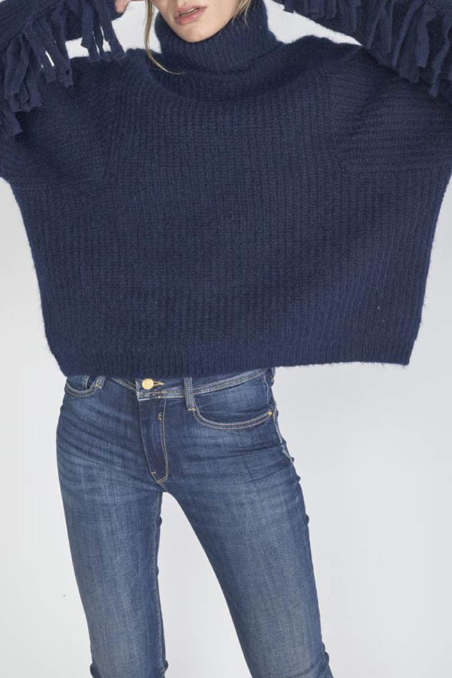 Pullover Street in blau