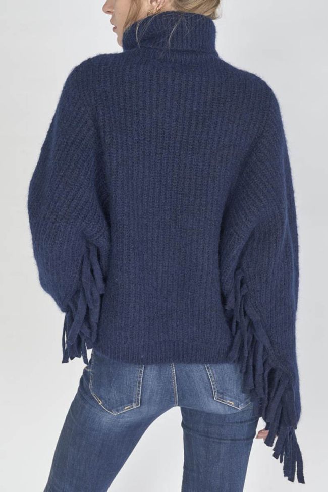 Pullover Street in blau