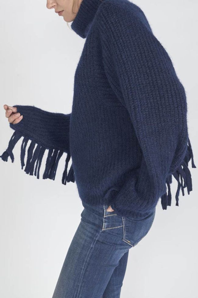 Pullover Street in blau