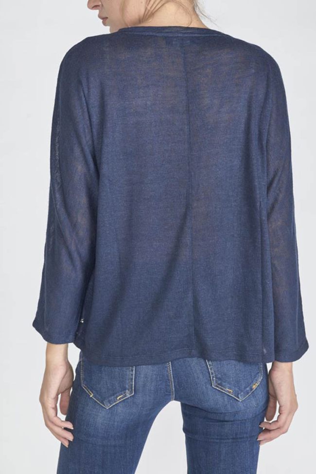 T-shirt Villa in blau